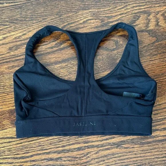 Baseline - Classic Black Racerback Sports Bra (size s but fits like xs) - Picture 3 of 3